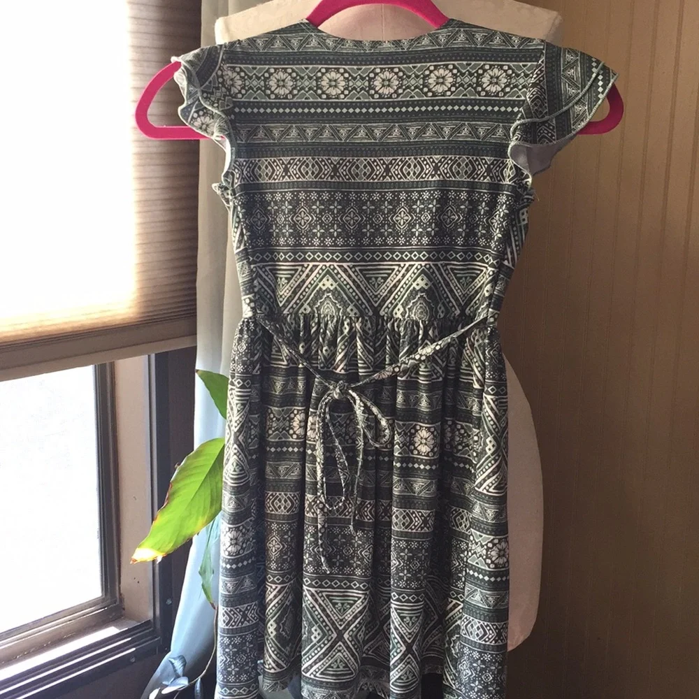 Justice green dress